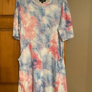 Tie-Dye T-Shirt Dress